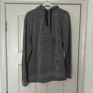 Triblend Breton Half Zip Hoodie L